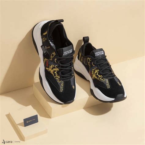 versace jeans couture baroque print sneakers|versace couture sneakers women's.